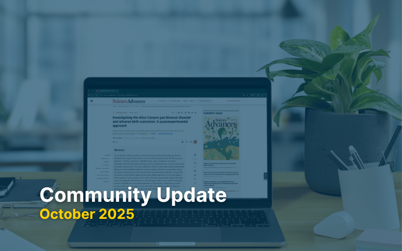 community update 2025 computer showing science advances article and community update october 2025
