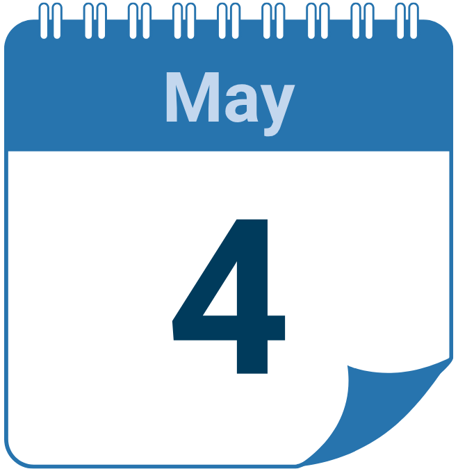 May 4 calendar showing November 18